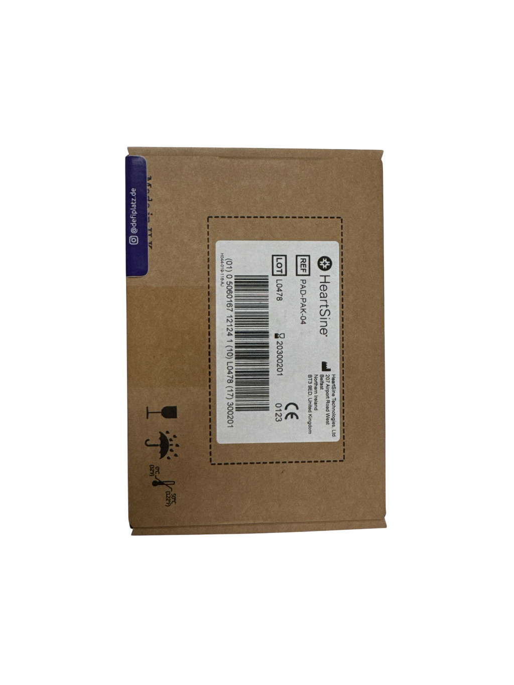 Pedi-Pak Kassette HeartSine PAD