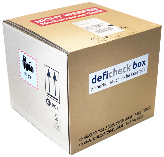deficheck - box | Sicherheitstechnische Kontrolle AED
