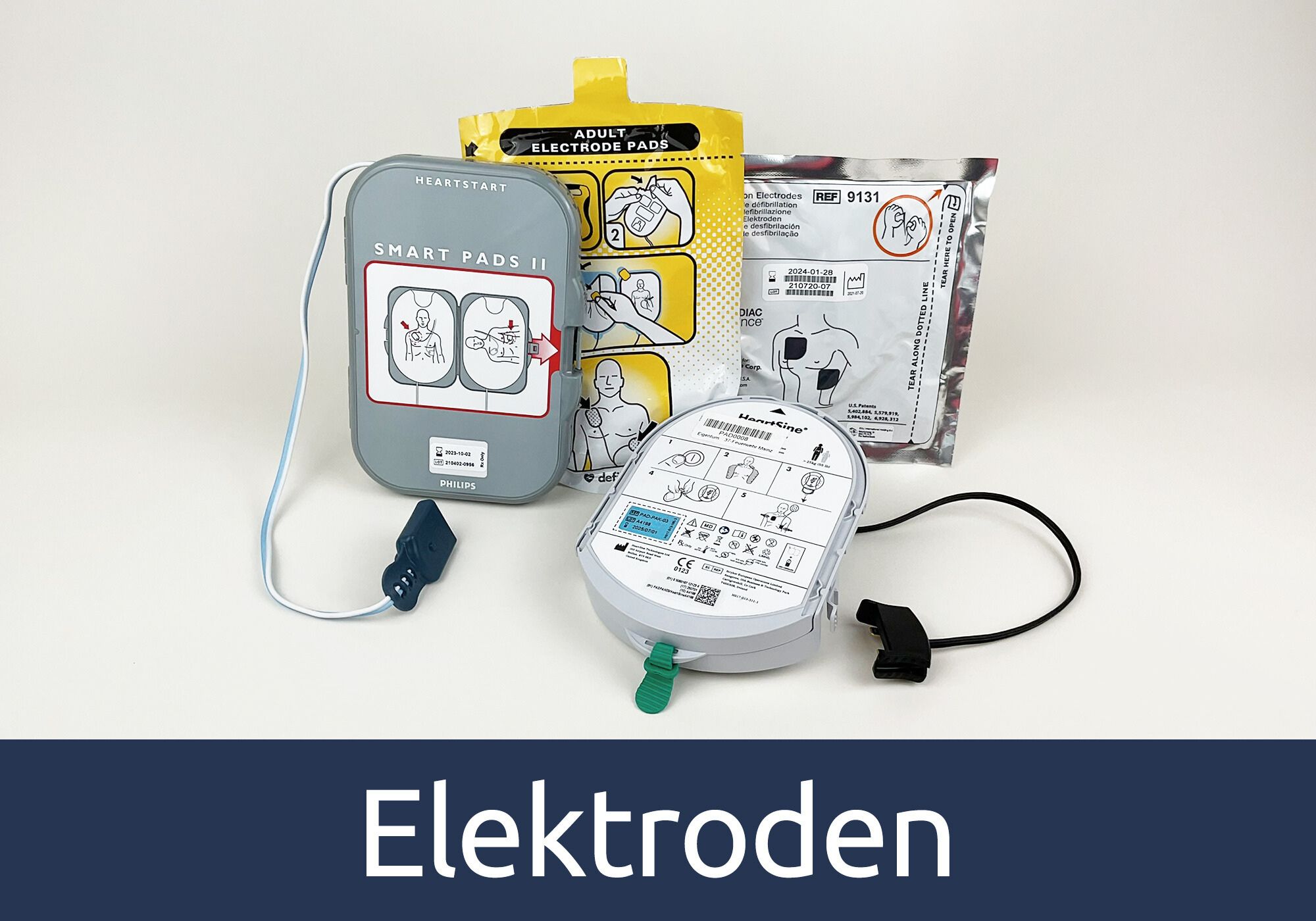 verschiedene Elektroden
